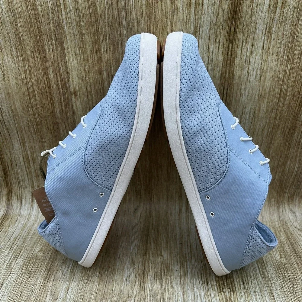 OluKai Nohea Moku Boat Shoes Men's 14 Light Denim Blue Mesh Sneakers 10283-DNDN